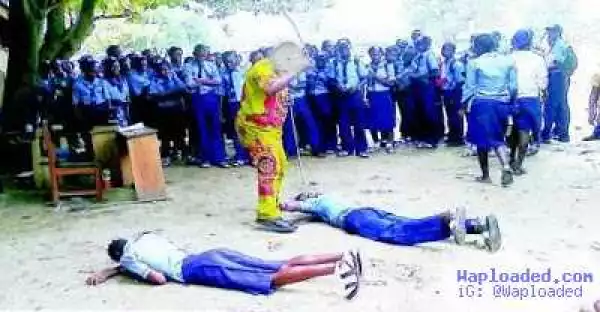 Lagos School Teacher Flogs Student Almost to Coma...Read What Parents Did
